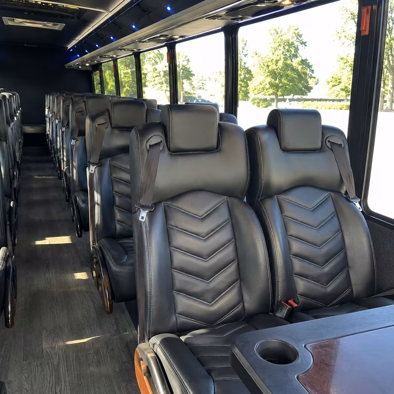 30 passenger minibus inside