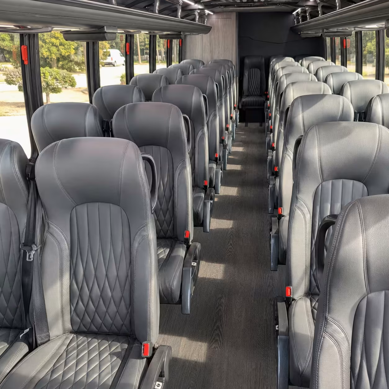 35 passenger minibus inside