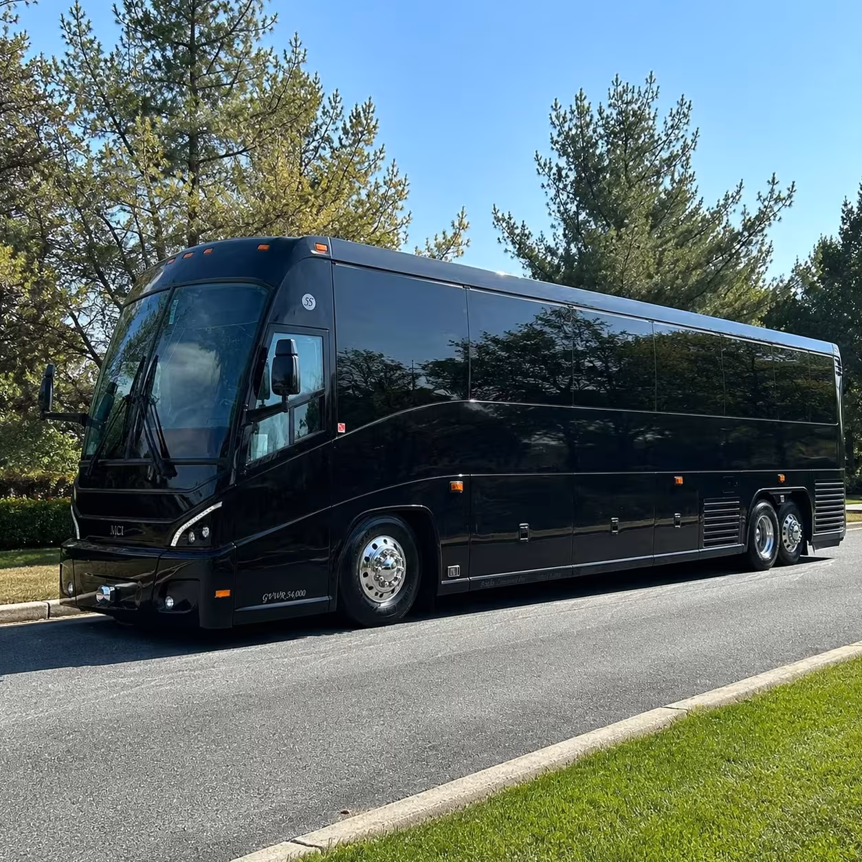 brentwood charter bus rentals for government and military groups
